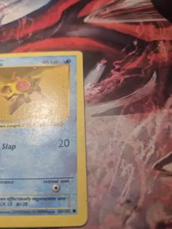 1st Edition Shadowless Staryu 65/102 Base Set Pokemon Card WOTC 1999 MP - Image 5