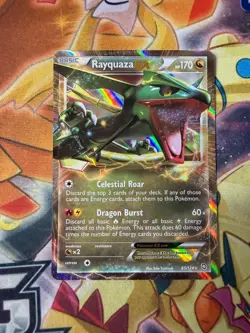 Pokemon TCG Cards Rayquaza EX 85/124 Dragons Exalted Ultra Rare Holo NM- - Image 1