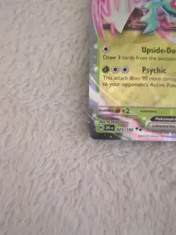 Rabsca EX 025/182 Destined Rivals Rare Pokemon TCG Card - Image 4
