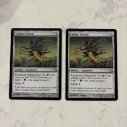 Magic the Gathering MTG Umbral Mantle Pair 2 Cards NM/LP - Image 1