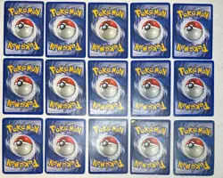 Lot of 35 Vintage Pokemon Cards from Base Set 1&2, Jungle, Fossil & More - HP/MP - Image 2