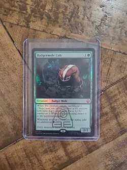 Badgermole Cub - MAGIC THE GATHERING - #167 - (FOIL) - Near Mint - Image 2
