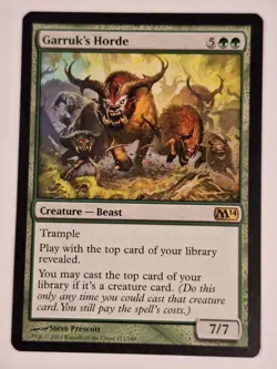 Garruk's Horde - Magic 2014 Core Set M14 - Magic the Gathering MTG Nice! - Image 1