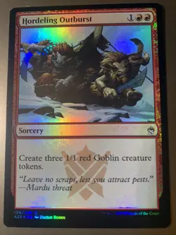 Hordeling Outburst FOIL Masters 25 NM Red Common Near Mint - Image 1