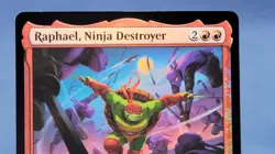 Raphael Ninja Destroyer Foil NM Mythic TMT 102 Teenage Mutant Ninja Turtles MTG - Image 4