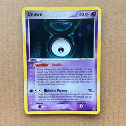 Unown V/28 Pokemon Card Unseen Forces Holo TCG Unknown Ultra Rare - Image 1