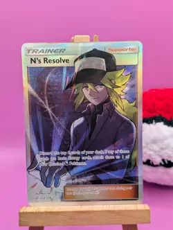 N's Resolve Cosmic Eclipse 232/236 Holo Full Art Ultra Rare Pokemon TCG - Image 2
