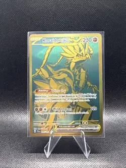 Pokemon TCG Koraidon EX 245/091 Holo Hyper Rare Paldean Fates - Image 1