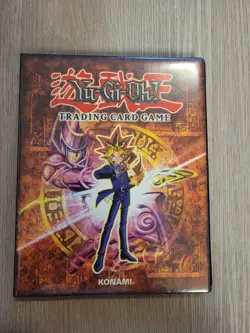 Konami Official Yugioh Yugi and Dark Magician 4 Pocket Trading Card Binder - Image 1