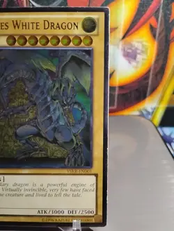 Yu-Gi-Oh! Blue-Eyes White Dragon YSKR-EN001- 1st Edition -Ultimate Rare-MP - Image 4