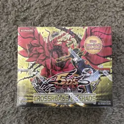 2008 Yugioh Crossroads of Chaos Unlimited Booster Box [24-Packs] New Sealed! 53334618571 - Image 1