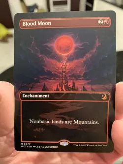 Blood Moon M Anime Regular #77 | WOT Wilds of Eldraine: Enchanting Tales | MTG - Image 1