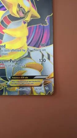 Giratina EX Full Art 124/124 Dragons Exalted Holo [HP] Pokemon Card TCG - Image 4