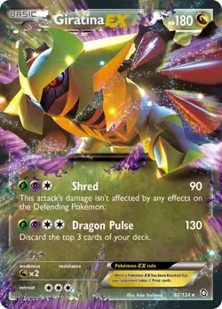 Giratina EX 92/124 - Dragons Exalted - Pokemon Trading Card Game - Image 1