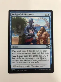 Delightful Discovery MTG Magic the Gathering Card NM Near Mint J25 - Image 1