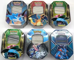 Huge Lot Pokemon TCG Cards In Collector Tins - Image 1