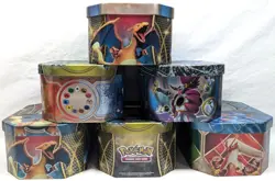 Huge Lot Pokemon TCG Cards In Collector Tins - Image 2