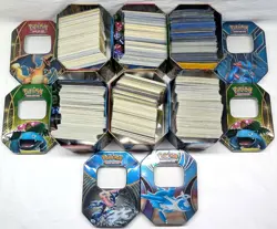 Huge Lot Pokemon TCG Cards In Collector Tins - Image 3
