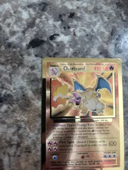 Pokemon Card Charizard 4/102 Gold Metal Celebrations UPC 25th Anniversary - Image 4