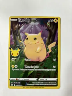 Pokemon Pikachu TCG Celebrations Card 005/025 25th Anniversary - Image 1