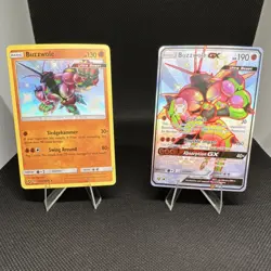 Pokemon Buzzwole Shiny Basic & GX SV24/SV94 Holo Foil Lot English 2 Cards - Image 1