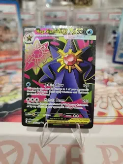 MEGA Starmie EX Perfect Order Pokemon Card Full Art ENGLISH - Image 1