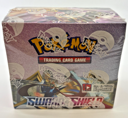 Pokemon Cards - SEALED Sword & Shield Base Booster Box - Small Rips - Image 1