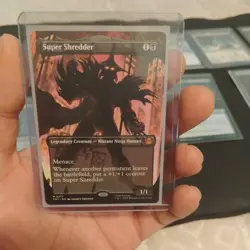 TMNT Super Shredder Legendary Creature Black MTG Card TMNT - Image 1