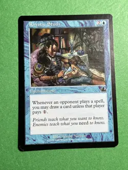 **Rhystic Study** ~Prophecy~ MTG: Magic the Gathering- Light Play (LP) - Image 1