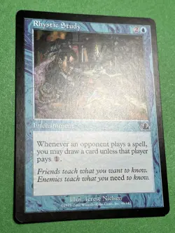 **Rhystic Study** ~Prophecy~ MTG: Magic the Gathering- Light Play (LP) - Image 2