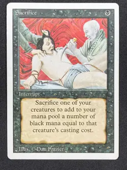 MTG Sacrifice Revised Mtg Magic the Gathering Light Play - Image 1