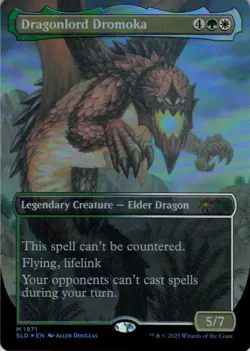 Dragonlord Dromoka (Rainbow) - Secret Lair Grow Up So Fast - 1971 - NM Foil - Image 2