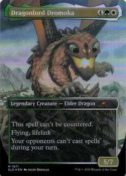 Dragonlord Dromoka (Rainbow) - Secret Lair Grow Up So Fast - 1971 - NM Foil - Image 3