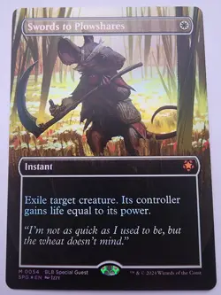 Swords to Plowshares (Borderless) Special Guests Foil - Image 1