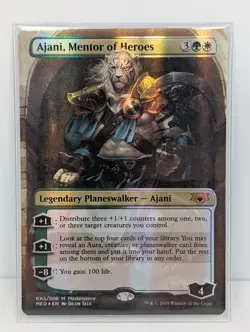 Ajani, Mentor of Heroes Mythic Edition: Ravnica Allegiance Foil NM - Image 1