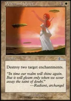 Peace and Quiet x1 - Urza's Legacy - NM-Mint, English - Urza's Legacy - Image 1