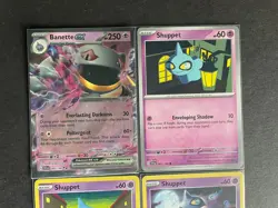 Banette EX (S&V Base Set) + Shuppet (x3) 4-card mixed Pokemon lot - ships PWE! - Image 3