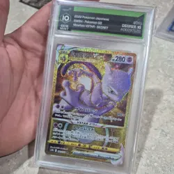 2022 Pokemon Mewtwo VSTAR Ultra Rare Pokemon GO JPN 091/071 PSA 10 GEM MINT - Image 2
