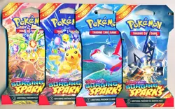 Pokemon Scarlet & Violet Surging Sparks Sealed Blister Booster Pack - Free Ship - Image 1