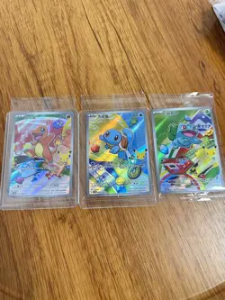 Pokemon S-Chinese 30th First Partner Charmander Bulbasaur Squirtle Set 30th 3PCS - Image 1