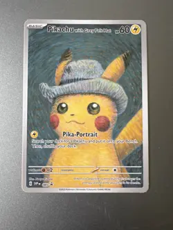 Pikachu with Grey Felt Hat 085 Sv: Scarlet & Violet Promo Card - Image 1