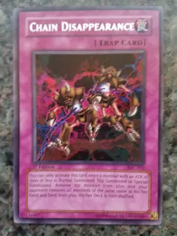 Yu-Gi-Oh Card - IOC-052 DR2-EN052 - CHAIN DISAPPEARANCE (rare) - NM/Mint - Image 1