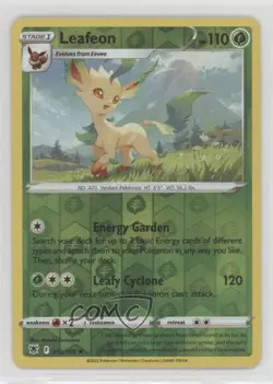 Leafeon Reverse Foil Pokemon Sword & Shield Astral Radiance #013 - Image 1