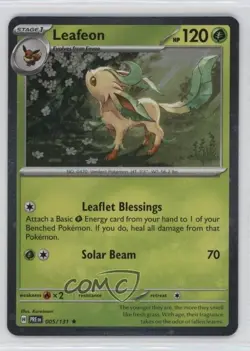 Leafeon (Cosmos Holo Tin Promo) Pokemon Prismatic Evolutions PRE #005 - Image 1