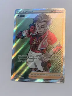 Pokemon Full Art Trainer Kabu 186/189 Darkness Ablaze NM-MINT - Image 1