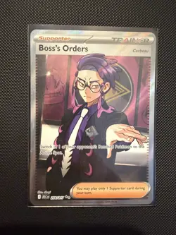 Pokemon TCG Boss’s Orders 256/217 Full Art Trainer Ascended Heroes NM - Image 2