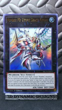 | Yugioh Number F0: Utopic Draco Future KICO-EN013 1st Ultra Rare NM 🔥 | - Image 1