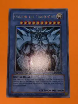 MINT Yugioh Obelisk the Tormentor JMP-EN004 Secret Rare LIMITED - Image 1