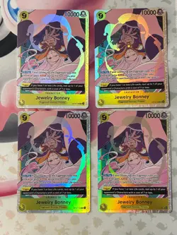 Jewelry Bonney X4 SR OP13-108 English ONE PIECE playset - NM! - Image 1