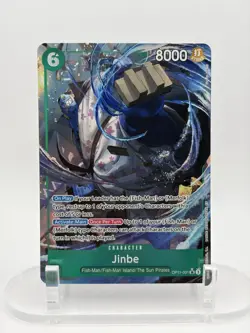 Jinbe OP11-031 Alt Art SR A Fist of Divine Speed One Piece NM ENGLISH - Image 1